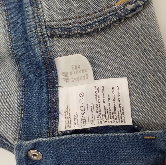 H&M denim skirt overalls - Picture 4 of 4